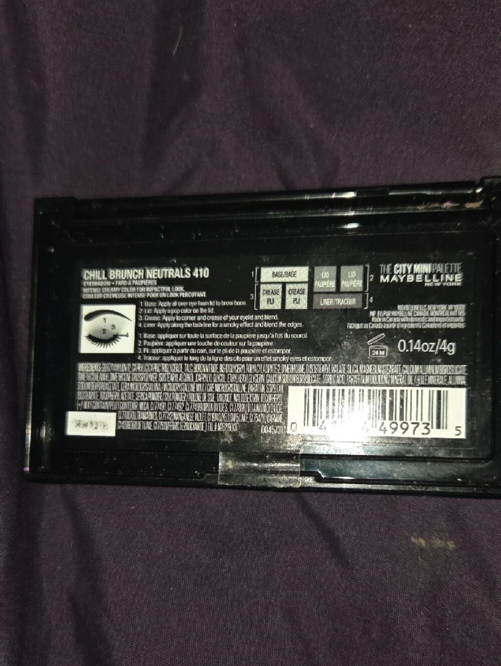 NWT Maybelline Eyeshadow Palette - Neutral, Rose, Gold Shades
